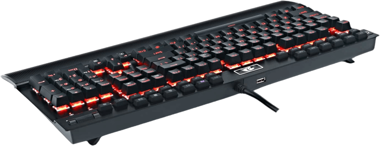 كيبورد K550 ب131 مفتاح وإضاءة  RGB من ريدراجون - سويتش بني  للبيع في مصر من خلال Games2Egypt