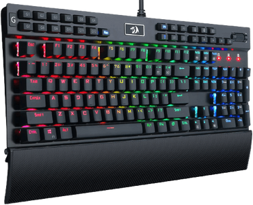 كيبورد K550 ب131 مفتاح وإضاءة  RGB من ريدراجون - سويتش بني  للبيع في مصر من خلال Games2Egypt