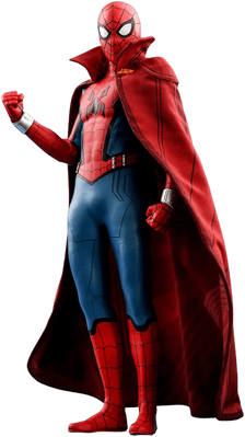 Sideshow Collectibles HT Marvel Zombie Hunter Spider Man with Cloak 1:6 Action Figure