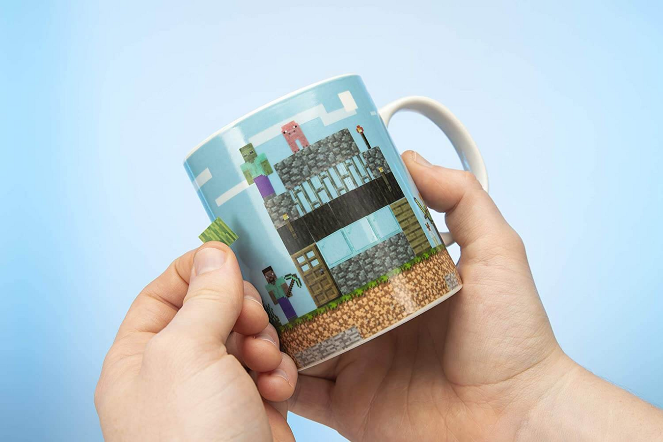 Paladone Minecraft Build a Level Mug Cup – image 3