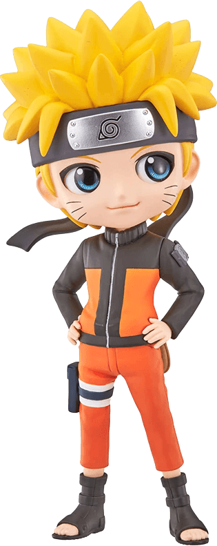 Banpresto Bandai Naruto Shippuden - Uzumaki Naruto Action Figure (Q Posket Petit)