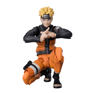 Naruto : Shippuden : S .H . Figures Action Figure : Naruto Uzumaki