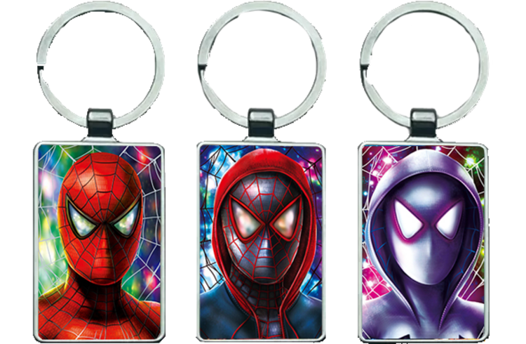 The 3 Spiders 3D Keychain \ Medal
