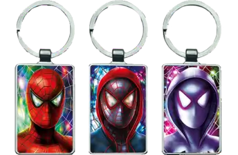 The 3 Spiders 3D Keychain \ Medal (K009)