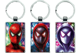 The 3 Spiders 3D Keychain \ Medal (K009)