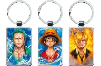 One Piece 3D (3 Characters) - Keychain \ Medal (K042)