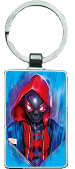 Spider man: Into the Spider Verse 3D Keychain \ Medal (K044)