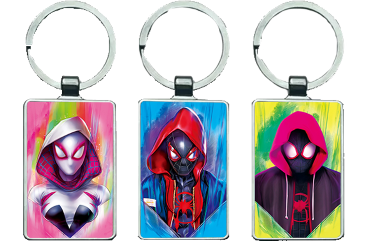 Spiderman: Into the Spider Verse 3D Keychain \ Medal