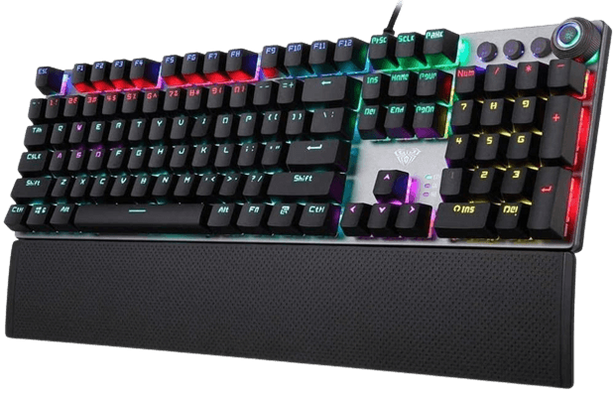 Aula F2058 Gaming Keyboard - Switch Blue - Black