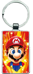  Mario, Sonic and Crash 3D Keychain \ Medal (K045)