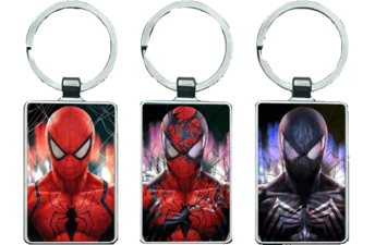 Spider Man with Dark Shades 3D Keychain \ Medal (K058)