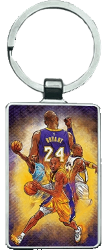  Kobe Bryant NBA 3D Keychain \ Medal