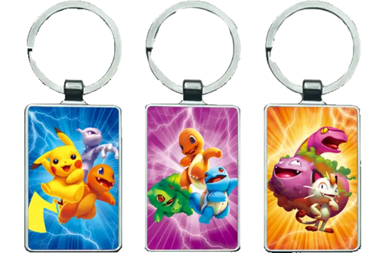 Pokemon Characters 3D Keychain \ Medal