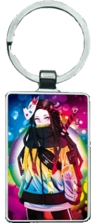 Demon Slayer in Colourful Shades 3D Keychain \ Medal (K137)