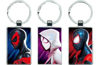 Spider into the Spider Verse - Side Pic 3D Keychain \ Medal (K141)