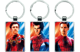 Spider Man Triple Lenticular 3D Keychain \ Medal (K142)