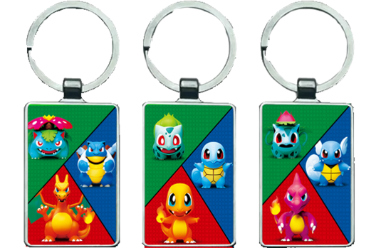 Pokemon 3D Keychain \ Medal - 9 Characters (K133)