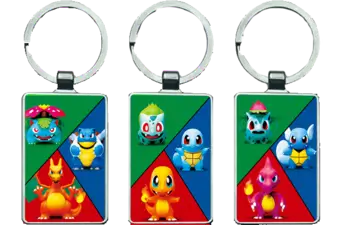 Pokemon 3D Keychain \ Medal - 9 Characters (K133)