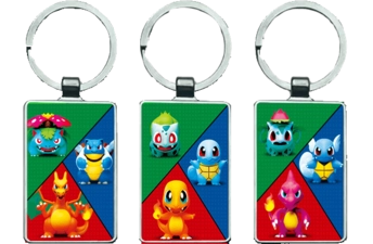 Pokemon 3D Keychain \ Medal - 9 Characters (K133)