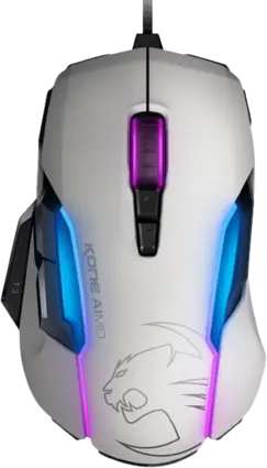 Roccat Kone Aimo Remastered Gaming Mouse - White