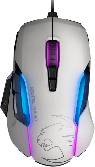 Roccat Kone Aimo Remastered Gaming Mouse - White