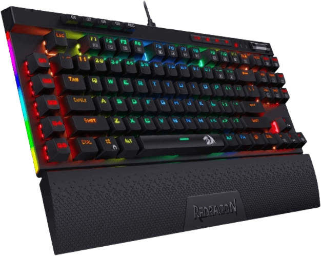 Redragon K587 RGB Magic-Wand Gaming Keyboard - Mechanical Blue Switches