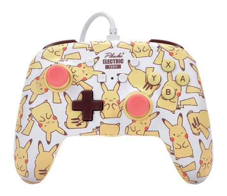 PowerA Nintendo Switch Enhanced Wired Controller - Pikachu Blush