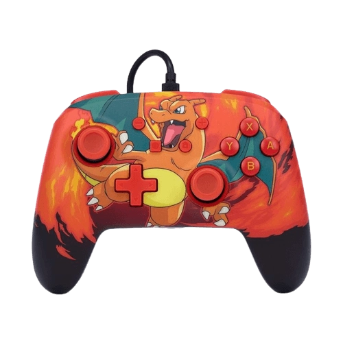 PowerA Nintendo Switch Enhanced Wired Controller - Pokémon: Charizard Vortex