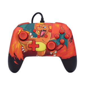 PowerA Nintendo Switch Enhanced Wired Controller - Pokémon: Charizard Vortex