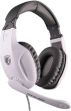 Sades SA902c Wired Gaming Headphone for PC - White