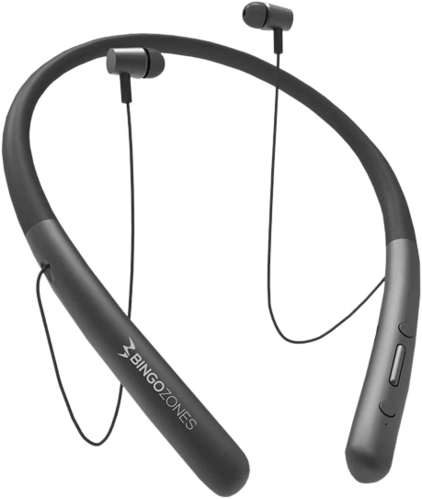 Bingozones N1 Neckband Bluetooth Headphone - Gray