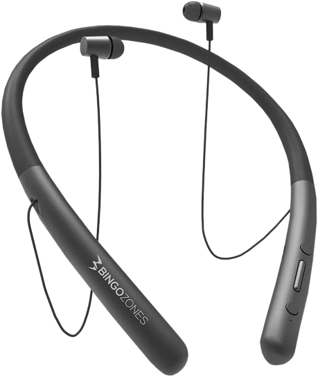 Bingozones N1 Neckband Bluetooth Headphone - Gray  for sale in Egypt from Games2Egypt