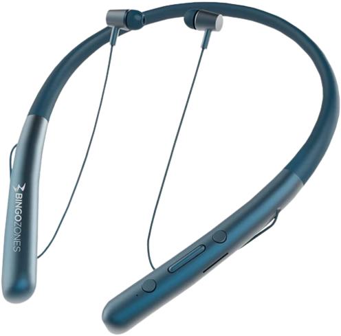 Bingozones N1 Neckband Bluetooth Headphone - Blue