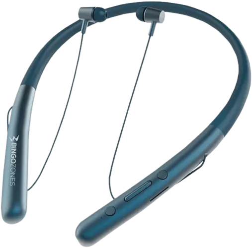 Bingozones N1 Neckband Bluetooth Headphone - Blue