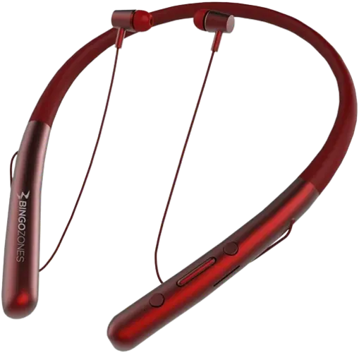 Bingozones N1 Neckband Bluetooth Headphone - Red