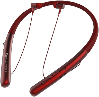 Bingozones N1 Neckband Bluetooth Headphone - Red