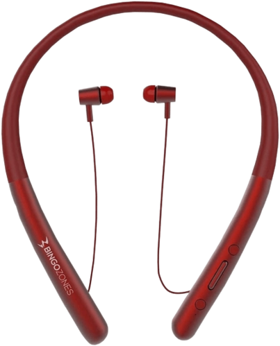 Bingozones N1 Neckband Bluetooth Headphone - Red