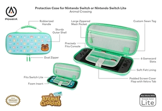 PowerA Protection Case for Nintendo Switch & Nintendo Switch Lite - Animal Crossing