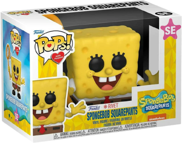 Funko Pop! Animation: Pops with Purpose Rivet - Spongebob (SE)