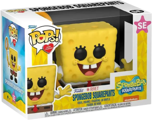 Funko Pop! Animation: Pops with Purpose Rivet - Spongebob (SE)