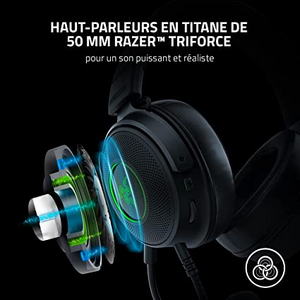 سماعة الألعاب Razer Kraken V3 السلكية USB  للبيع في مصر من خلال Games2Egypt