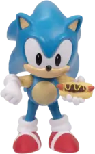 Sonic: The Hedgehog with Hot Dog Action Figure - 6.35 cm