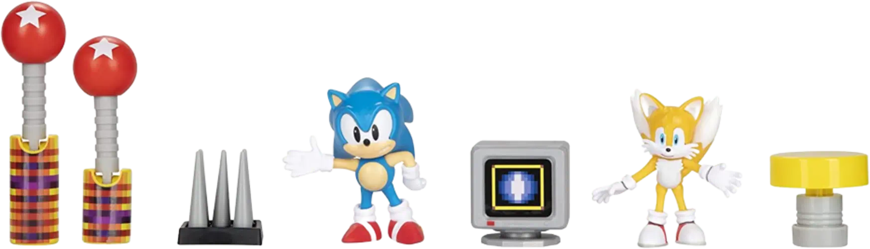 Sonic The Hedgehog 6.5 cm Action Figure Diorama Set