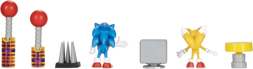 Sonic The Hedgehog 6.5 cm Action Figure Diorama Set