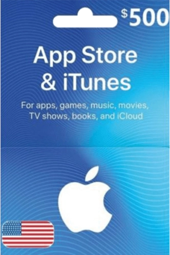 Apple iTunes Gift Card NORTH AMERICA 500$ USD iTunes