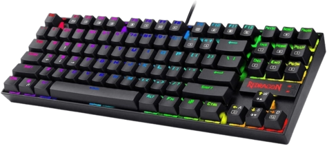 Redragon K552- RGB Kumara Mechanical Gaming Keyboard - Blue Clicky Switches -  for sale in Egypt from Games2Egypt