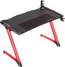 DXRacer E-Sports Gaming Desk - Black / Red