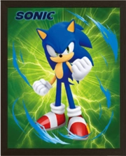 Sonic 3D Lenticular 3D Gaming Poster  (39037)