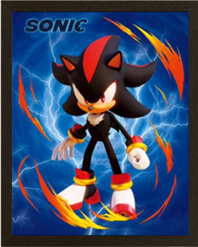 Sonic 3D Lenticular 3D Poster