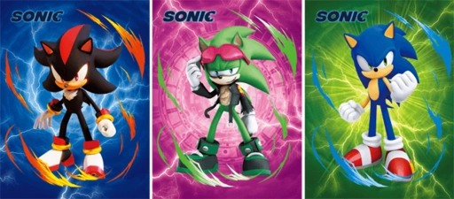 Sonic 3D Lenticular 3D Gaming Poster 